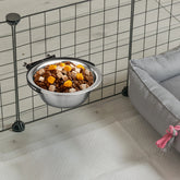 1pc Stainless Steel Dog Bowl Set 600Ml S M L Sizes Pet Food Water Bowl For Dogs Cats Hanging Kennel Cup Dishwasher