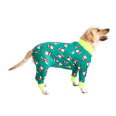 2024 New Cute Print Dog Four-legged Soft Long Sleeve Onesie Surgery Recovery Suit Prevent Shedding Hair Dog Pajamas For Home