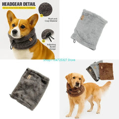 D8KF Dogs Hoodie Cold Weather Scarf Ear Protectors Comfort Neck Ear Warmer