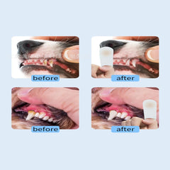 10pcs Soft Pet Finger Toothbrush Finger Sleeve Brushes Remove Tartar Cochlear Clean for Dog Cat Toothbrush Pet Oral Care