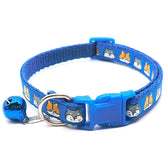 1pc Colorful Cartoon Patch Dog Cat Bell Collar Cat Neck Cover Pet Gift