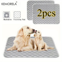 2PCS Washable Reusable Cat and Dog Urine Pads, Training Pads for Large, Small Pets, for All Seasons, Multiple Sizes Available
