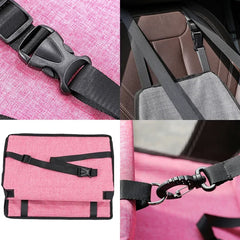 5 color Double Thick Waterproof Travel Accessories Mesh Hanging Bag Folding Pet Supplies Dog Mat Blanket Safety Pet Car Seat Bag