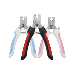 Pet straight handle stainless steel nail scissors dog and cat pet nail clipper cleaning tool pet nail clipper set