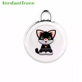 VerdantTrace Pet Anti-Loss Tracker Find My Tag Smart Locator Cat Dog Real-Time GPS Tracking No Distance Limit for iOS Android
