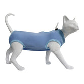 Cat Clothes Recovery Suit Small Dog Onesie After Surgery Wear Wounds Anti Licking Adjustable Collar Kitten Pajamas Bodysuit