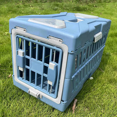 Pet Supplies Car Portable Cat Cage Portable Foldable Flight Case Breathable Kennel For Outing Pet Check-in Box