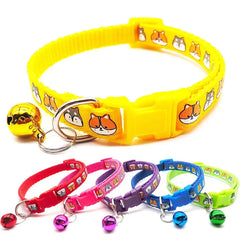 1pc Colorful Cartoon Patch Dog Cat Bell Collar Cat Neck Cover Pet Gift