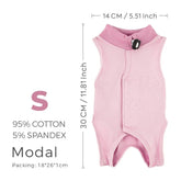 Post-Surgery Recovery Suit for Cats - Breathable Spandex Anti-Lick Vest with Adjustable Straps, Post-Spay Protective Garment