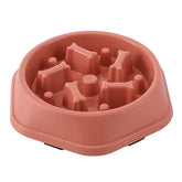 1PC Anti-Choking Slow Feeder Bowl - Thickened Non-Slip for Fat Cats/Dogs, Healthy Round Pet Bowl Dishwasher Safe Pet Supplies