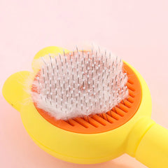 Pet Hair Removal Cleaning Brushing Comb One Click Cat Comb Massage Pet Beauty Cat Dog Floating Hair Massage Pet Comb
