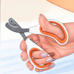 Dog Cat Nail Clippers with Safety Guard & Free Nail File - Professional Pet Claw Trimmer Stainless Steel Grooming Tool