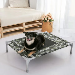 High Quality Modern Large XL Rectangular Raised Dog Bed Removable Cotton Mat Multi-Functional Elevated Foam Memory Foam Winter