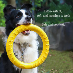 EVA Durable Dog Toys 4 Pack Flying Disc + Ball + Tug Rope for Puppy&Adult Dogs Chew-Proof Teeth Cleaning Set(2024 Best Seller)