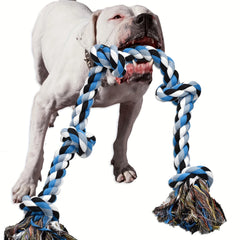 1pc Heavy-Duty Dog Rope Toy with Teeth Cleaning & Chewing - Extra Long Rope -Durable Chew Toy for Teeth Cleaning dog accessories