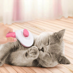 Pet Hair Removal Brush Dog Hair Comb Stainless Steel Automatic Hair Fading Cat Comb Pet Cleaning Grooming Supplies