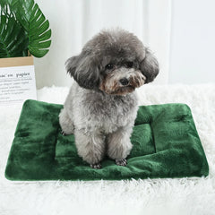 Soft Warm Pet Sleeping Mat Flannel Dog Cat Bed Puppy Bed Dog Sofa Mattress Cushion for Small Medium Dogs Blanket Pet Supplies