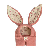 Dog Hat Autumn Winter Windproof Warmth Cover Cute Rabbit Ears Knitted Pet Cap Pink Ins Dogs Headwear New Kitten Puppy Earmuffs