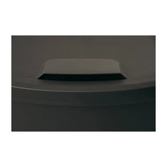 11 Gallon Rectangular Trash Can Plastic Wastebasket Flip Open Lid Durable Indoor Use Easy Clean Surface