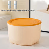 1pc Mini Trash Bin, Small Garbage Can For Desk, Food Waste Bin,Pet cat litter cleaning box,Portable trash can in car