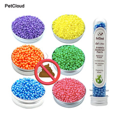 6 Fragrances Cat Litter Deodorant Bead For Cats Toilet Odor Absorbs Deodorizing Granules Pet Excrement Stink Cleaning Supplie
