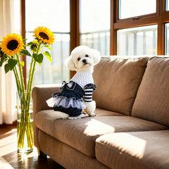Little Dog Four-Legged Princess Dress For Spring And Summer, Thin Teddy Pomeranian Small Dog Pet Clothes, Cat Dress
