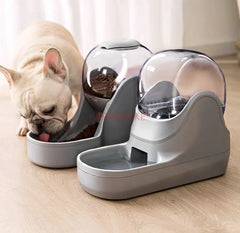 2pcs Automatic pet feeder, food and water dispenser suitable for small and medium-sized cats and dogs
