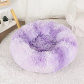 Dog Bed Donut Big Large Round Basket Winter Plush Beds for Dogs Medium Accessories Fluffy Kennel Small Puppy Pets Cat Products
