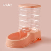 3.8L Automatic Pet Feeder Large Cat Dog Food Dispenser Water Fountain Drink Bowl