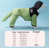 Outdoor Dog Raincoat 1PC Cat Windproof Water All-Inclusive Hooded Rain Poncho Poncho Large Small and Medium Dogs Pet Supplies
