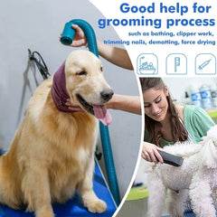 Dog Grooming Earmuff Warm Headband Ear Cover Neck Hat Noise Cancel Scarf Collar Soundproof Anxiety Pet Bath Quiet Dry HeadSleeve