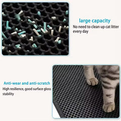Cat Litter Pad Pet Garbage Bin Filter Pad Wear-resistant and Waterproof Cat Litter Pad Thickened Cat Toilet Pad Cleaning Product