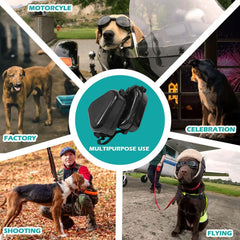 Anti-noise Dog Earmuffs Noise Reduction Hearing Protection StrapsEar Elastic Pet Cover Noise Cover Reduction Adjustable R5O1