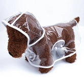 Xs-8XL Fashionable Pet Dog Clothes Raincoat Waterproof Transparent Rain-wear Color Edge Snap Design Rain Coat for Large Dogs
