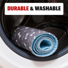 Washable Reusable Pee Pads for Dogs Cats Quick Absorbent Pet Training Mat Waterproof Liner for Crate Playpen Travel Grass Tray