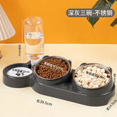 2025 new cat and dog bowls, cat bowls, dog bowls, cute pet goodies stainless steel bowls plastic bowls kettle pet feeding bowls