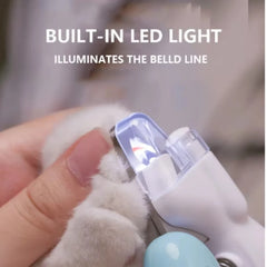 Professional Pet Nail Clippers with Led Light Pet Claw Grooming Scissors for Dogs Cats Small Animals Paw Nail Trimmer Pet Supply