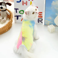 Cat Sterilization Jumpsuit for Small Medium Dog Cats Anti-licking Vest Kitten Weaning Surgery Recovery Care Clothes Pet Supplies