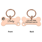 1 pc abstract dog footprint Custom Name and text Personalized Dog Tags Cat Dog ID Tag Name with Cute Symbols Personalized Pet I