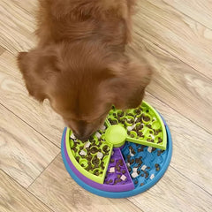 Slow Feeder Dog Bowl Mental Stimulate Detachable Puzzle Slow Eating Pet Bowl Anti-slip Interactive Treat Dispenser Toys for Dogs