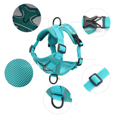 Fashion Breathable Mesh Pet Harnesses Cat Harness Chest Strap With Adjustable Pet Vest Harness For Large Cat Small Dog