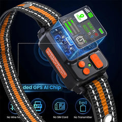 IP67 Waterproof GPS Dog Wireless Fence Coverage Range 49-6561 Feet Adjustable Training Modes GPS Positioning Outdoor Use Only