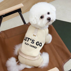 New Winter Warm Pet Dog Coat For Small Medium Dogs Puppy Clothes Dog Jumpsuit Thicken Dog Hoodies Pet Supplies Pet Clothing