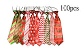 New 30/100pcs Christmas Pet Dog Grooming Accessories Large Dog Neckties Ties Elastic band Adjustable Pet Dog Large Ties Bowties