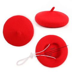 Wool Puppy Beret Adjustable Pet Hat for Cats Small Dogs Cute Beret Style Headwear for Kitten Comfortable Pet Fashion Accessories