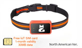4G GPS Tracker for Dogs and Cats free card Waterproof Pet Locator with Health Monitor and Step Counter for Android IOS phone