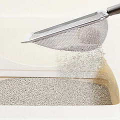 Cat Litter Scoop Cat Stainless Steel Poop Scoop Shovel Portable Cat Pooper Lifter For Frogs Lizards Dogs Cats Snakes Turtles