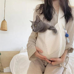 Outdoor Pet Carrier Bag Cat Dog Harness Travel Handbag Canvas Single Shoulder Cat Bag Sling Comfortable Tote Bag Breathable