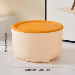 1pc Mini Trash Bin, Small Garbage Can For Desk, Food Waste Bin,Pet cat litter cleaning box,Portable trash can in car