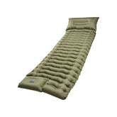 Outdoor Camping inflatable Mattress, Inflatable Sleeping Pad with Built-in Pillow Pump Air Mat for Travel Hiking Climbing